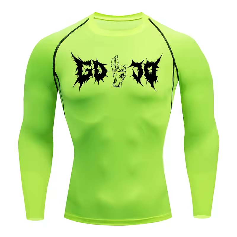 Gojo Men’s Compression Rash Guard Long Sleeve