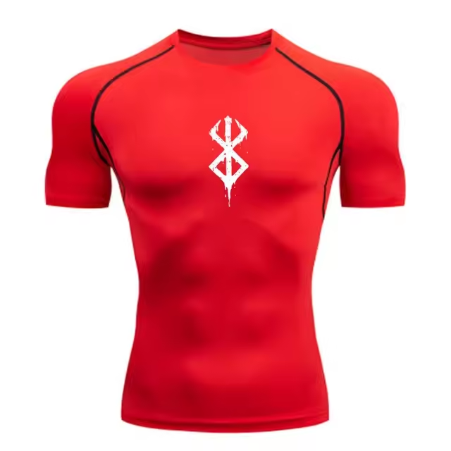 Berserk Brand of Sacrifice Men’s Compression Rash Guard T-Shirt