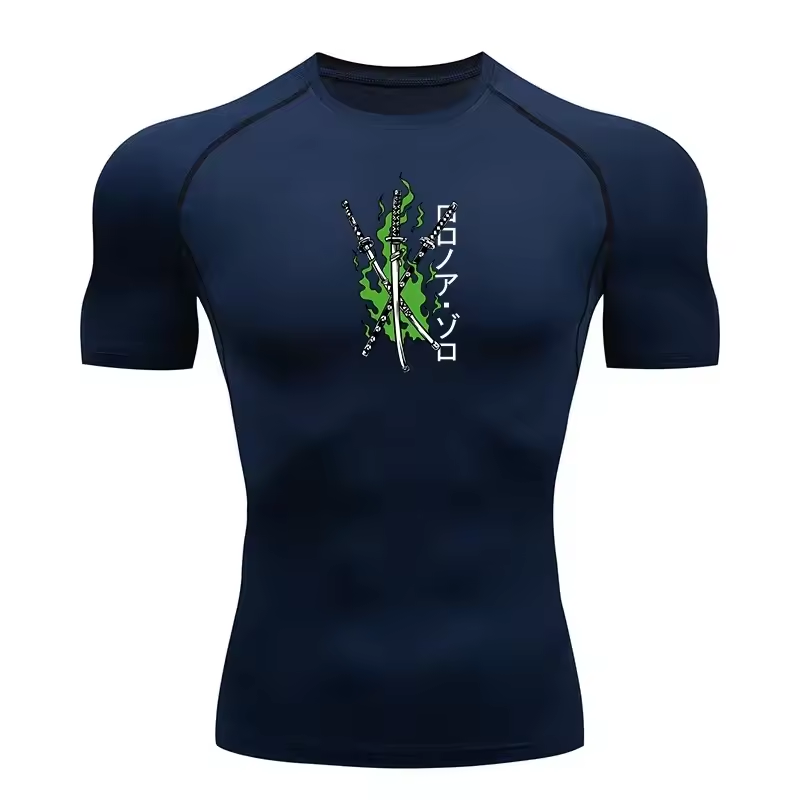 Pirate Hunter Zoro Men’s Compression Rash Guard T-Shirt