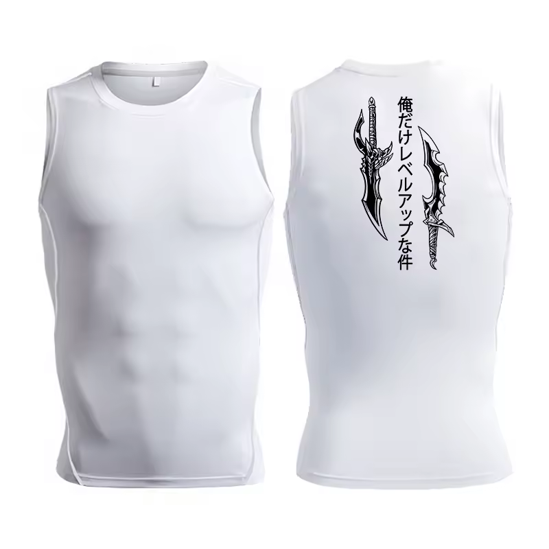 Shadow Monarch Men’s Compression Rash Guard Tank Top