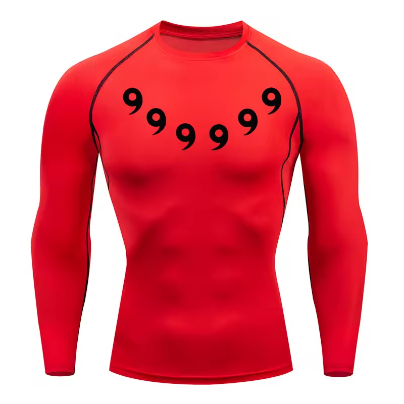 Sage of Six Paths Men’s Compression Rash Guard Long Sleeve