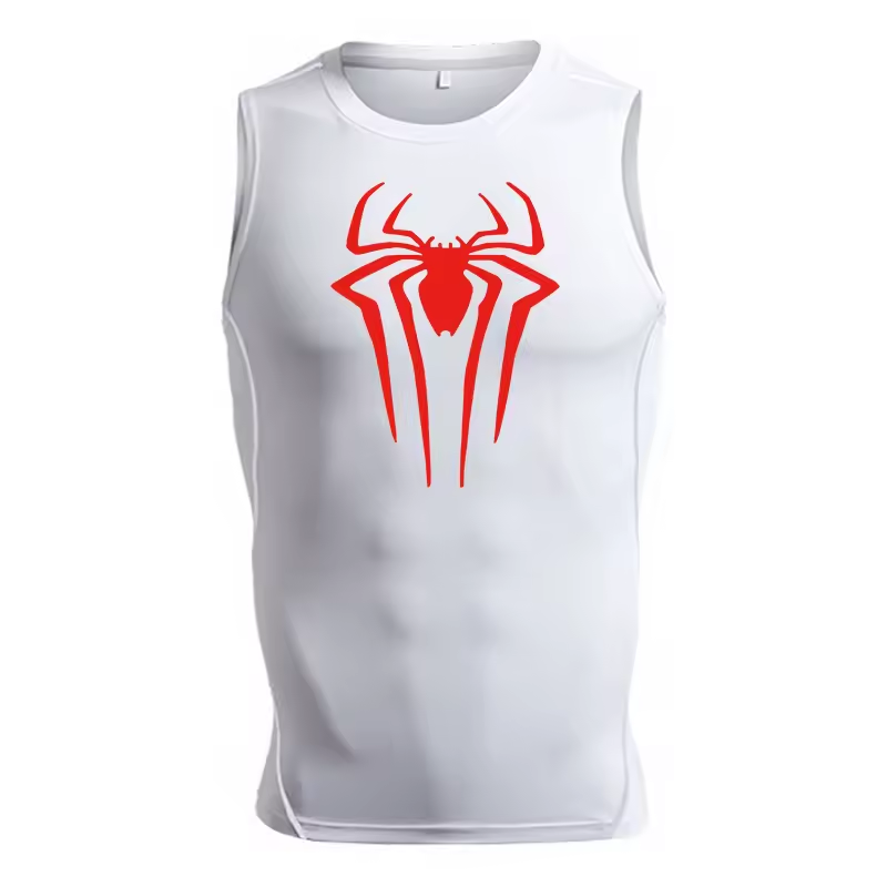 Spider-Man Men’s Compression Rash Guard Tank Top