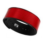 Red Carbon Lever Belt – Premium 10mm Genuine Leather Weightlifting Belt