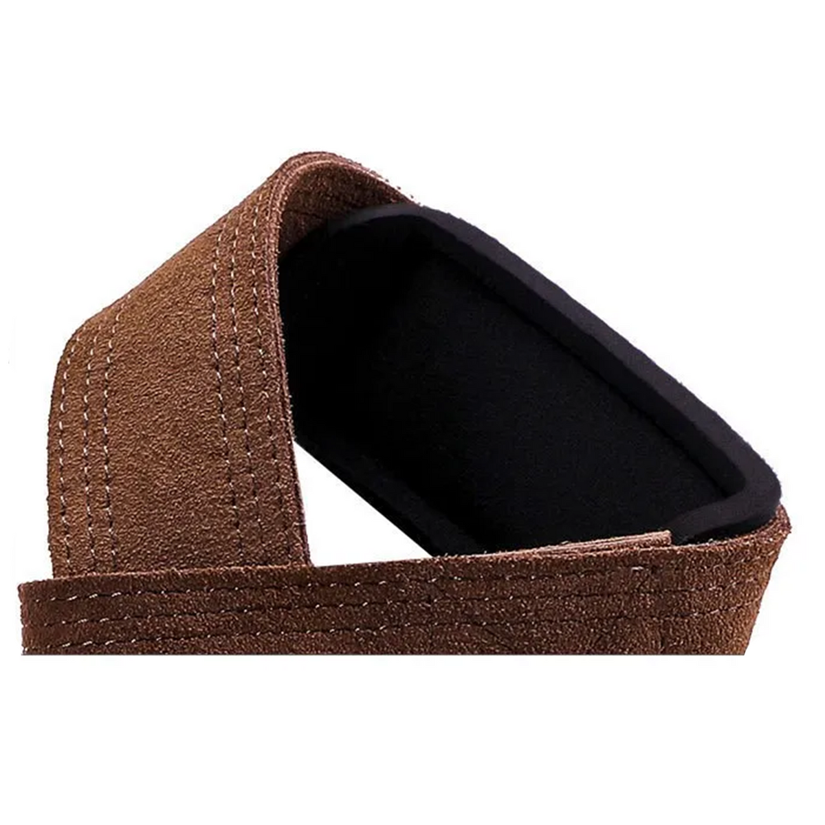 Brown Cowhide Lifting Straps – SBR Weightlifting Straps for Deadlifts & Strength Training