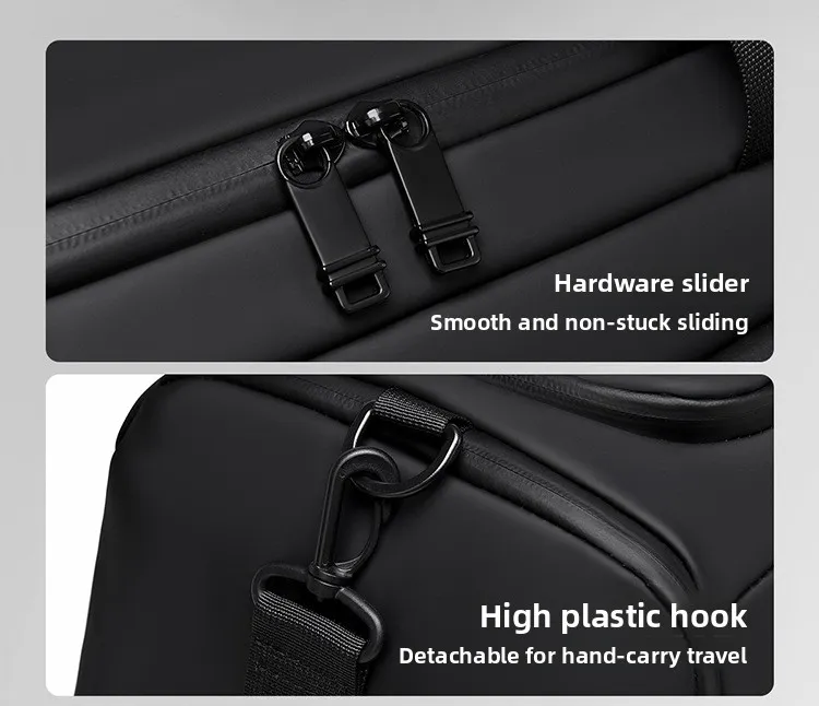 Grey Waterproof Gym Bag