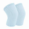Sky Blue 7mm Neoprene Knee Sleeves – Heavy Duty Knee Support for Powerlifting & Strength Training