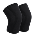 Black 7mm Neoprene Knee Sleeves