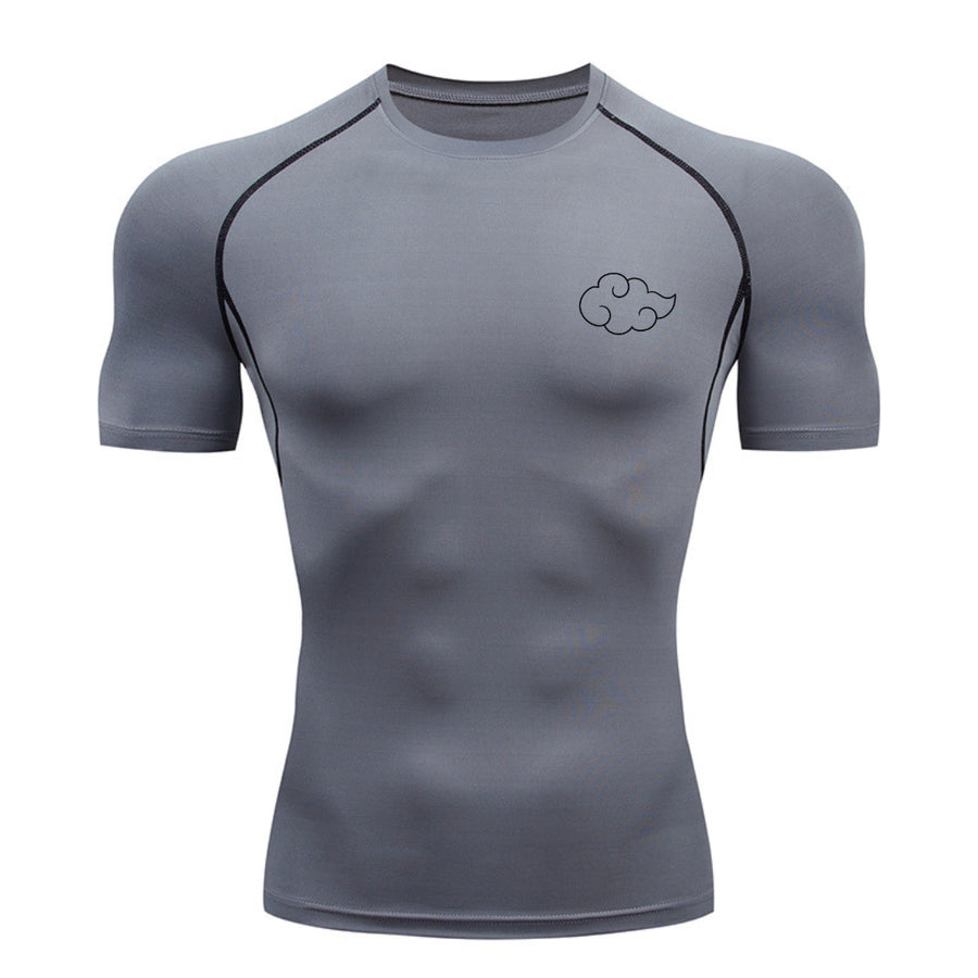 Akatsuki Compression T-Shirt | Naruto Anime Gym Wear | Breathable Workout Shirt