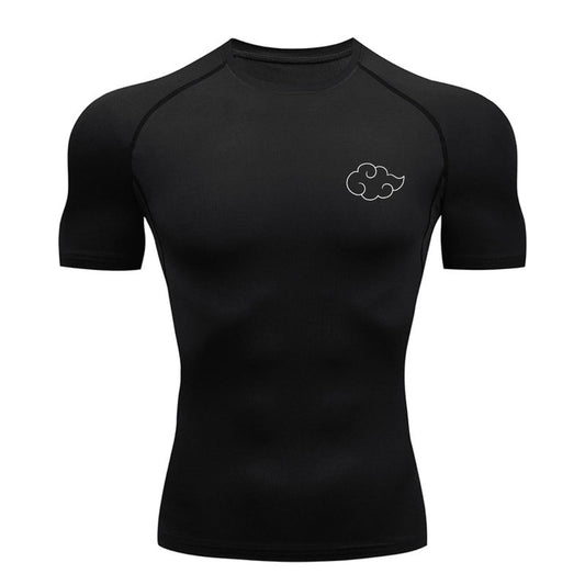 Akatsuki Compression T-Shirt | Naruto Anime Gym Wear | Breathable Workout Shirt