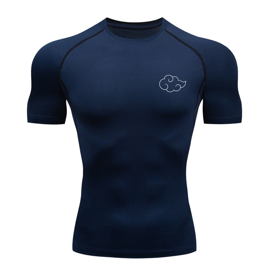 Akatsuki Compression T-Shirt | Naruto Anime Gym Wear | Breathable Workout Shirt