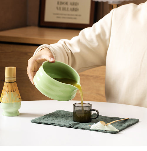 Matcha Set - 8-Piece Gift Kit with Whisk & Chawan (White Packaging)