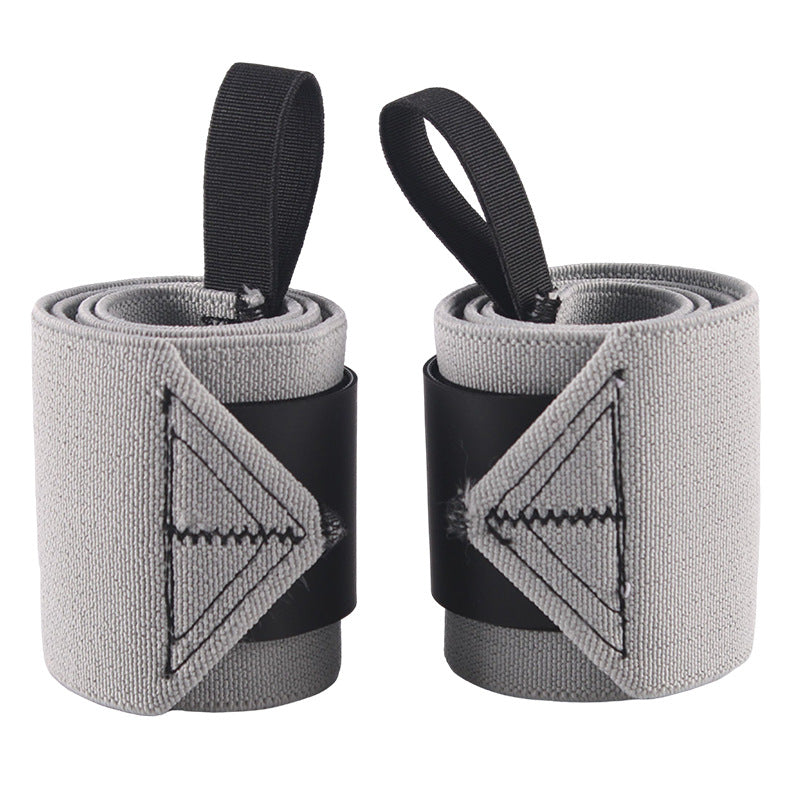 Light Grey Wrist Wraps – Heavy Duty Wrist Support for Weightlifting & Strength Training