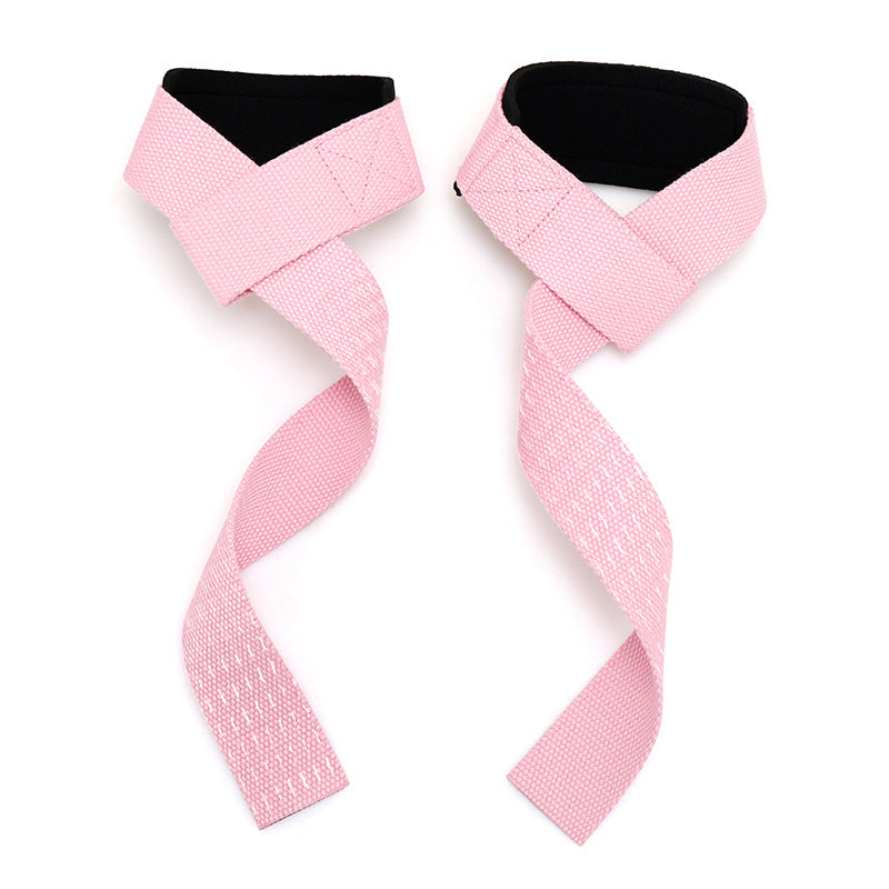 Pink Lifting Straps – Heavy Duty Weightlifting Straps for Deadlifts & Strength Training