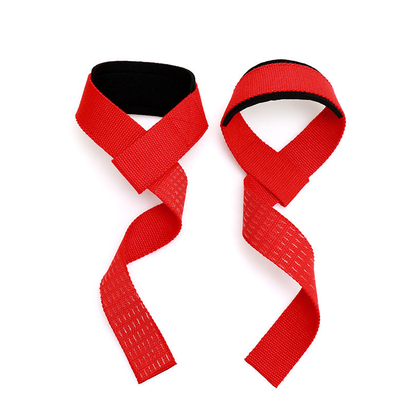Red Lifting Straps – Heavy Duty Weightlifting Straps for Deadlifts & Strength Training