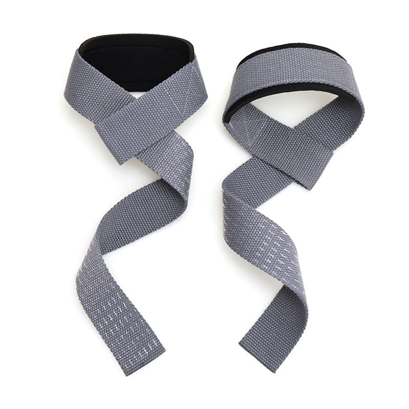 Grey Lifting Straps – Heavy Duty Weightlifting Straps for Deadlifts & Strength Training