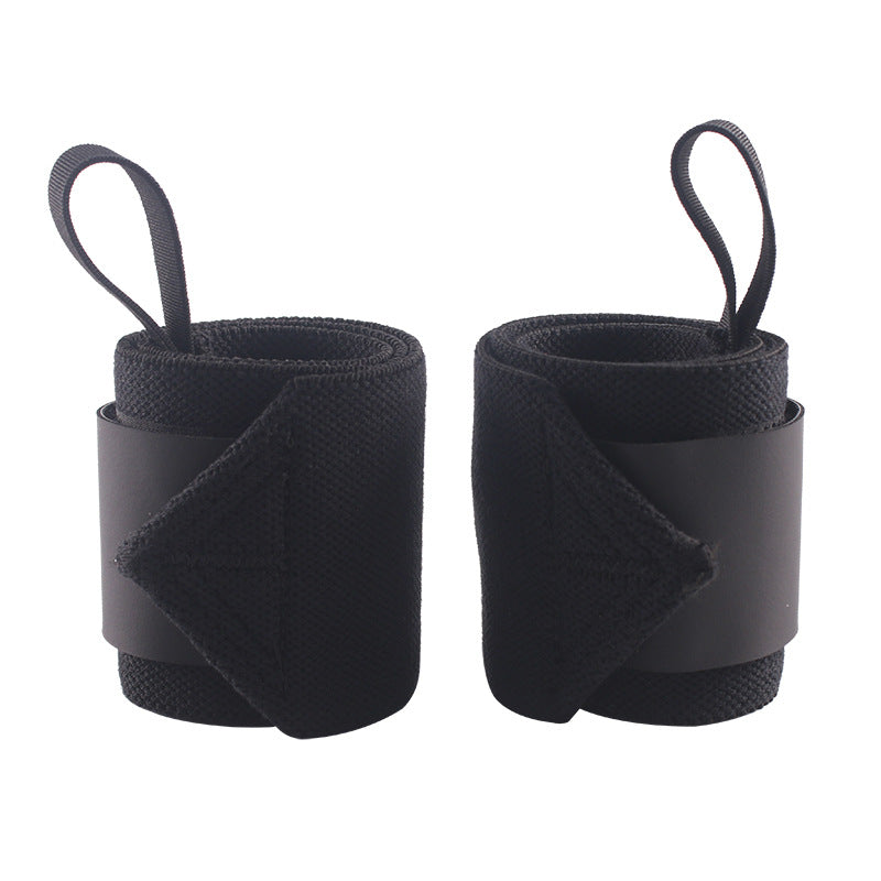Black Wrist Wraps – Heavy Duty Wrist Support for Weightlifting & Strength Training