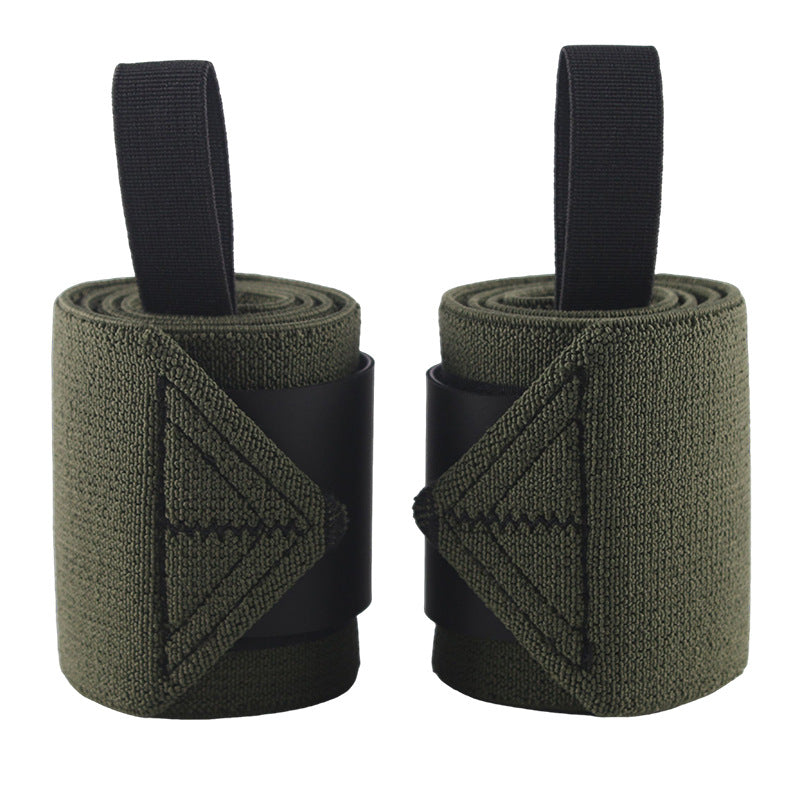 Khaki Wrist Wraps – Heavy Duty Wrist Support for Weightlifting & Strength Training