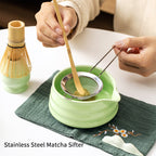 Matcha Set - 8-Piece Gift Kit with Whisk & Chawan (White Packaging)