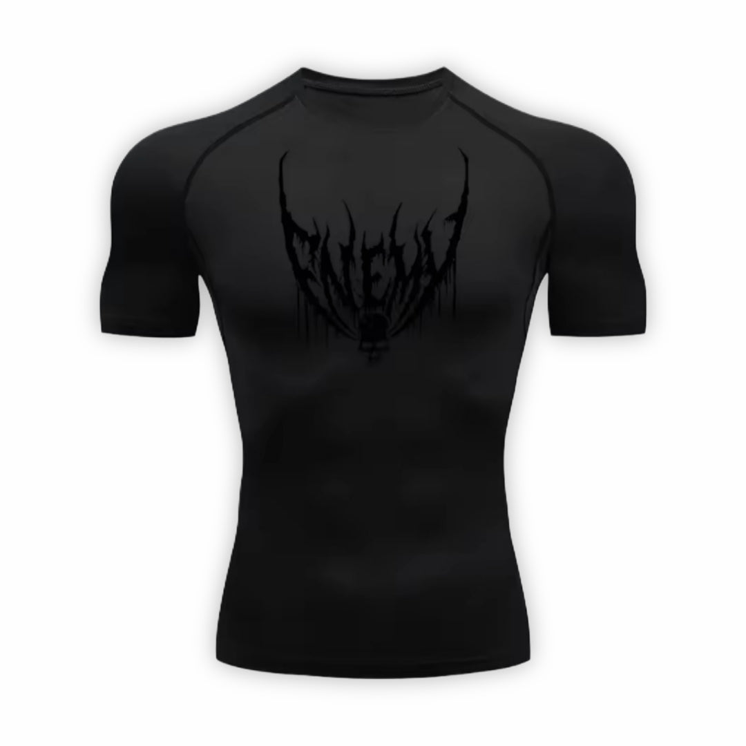 Enemy Compression T-Shirt | Anime Gym Wear | Breathable Workout Shirt