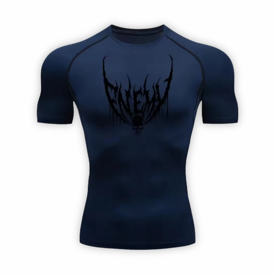 Enemy Compression T-Shirt | Anime Gym Wear | Breathable Workout Shirt