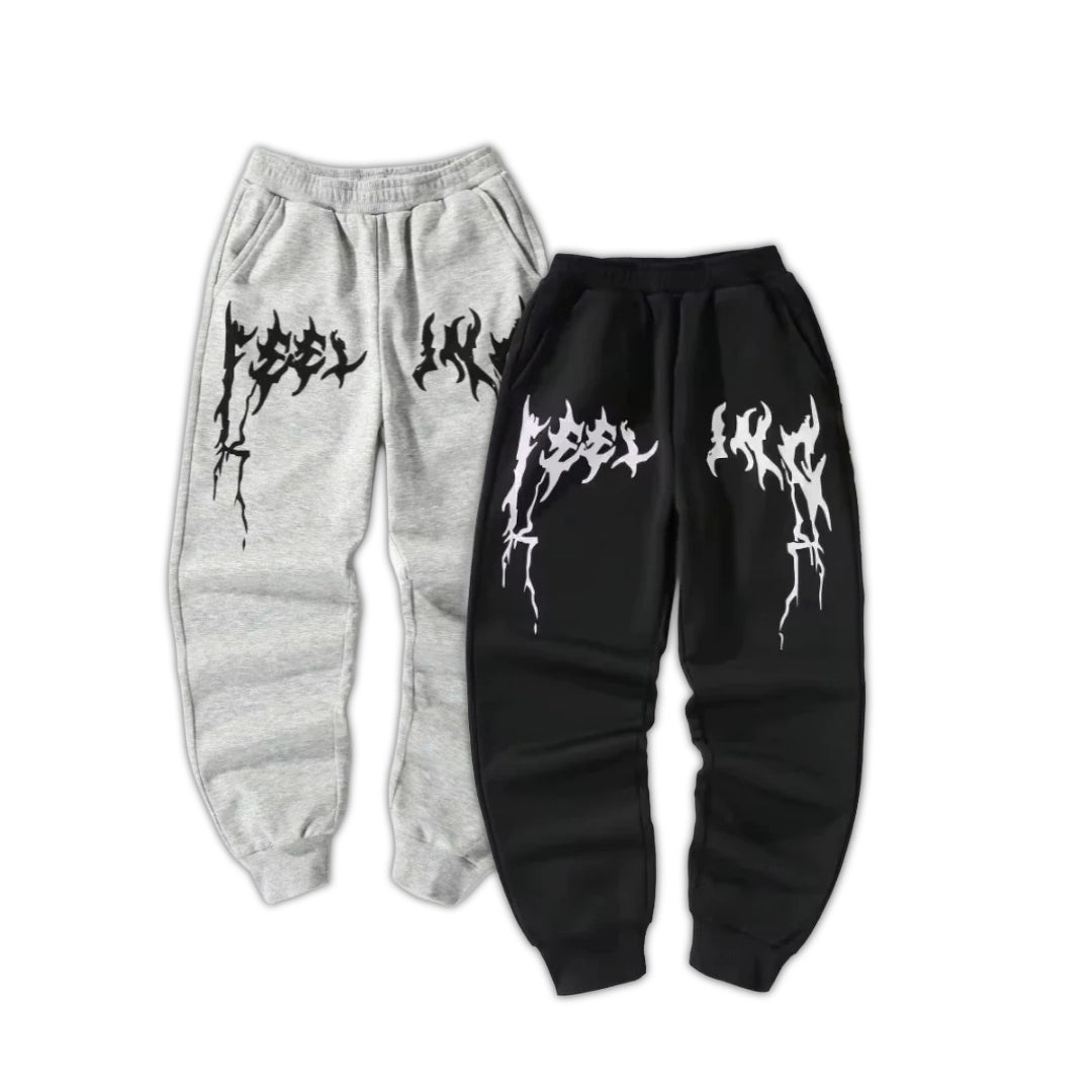 Lightning Blaze Joggers | Microfleece | Warm Anime-Inspired Joggers | Insulated Performance Pants