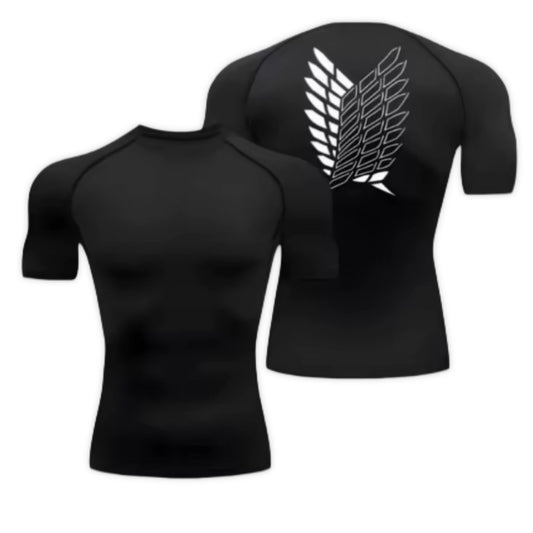 Survey Corps Attack On Titan Men’s Compression Rash Guard T-Shirt