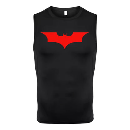Batman Men’s Compression Rash Guard Tank Top