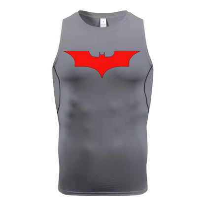 Batman Men’s Compression Rash Guard Tank Top