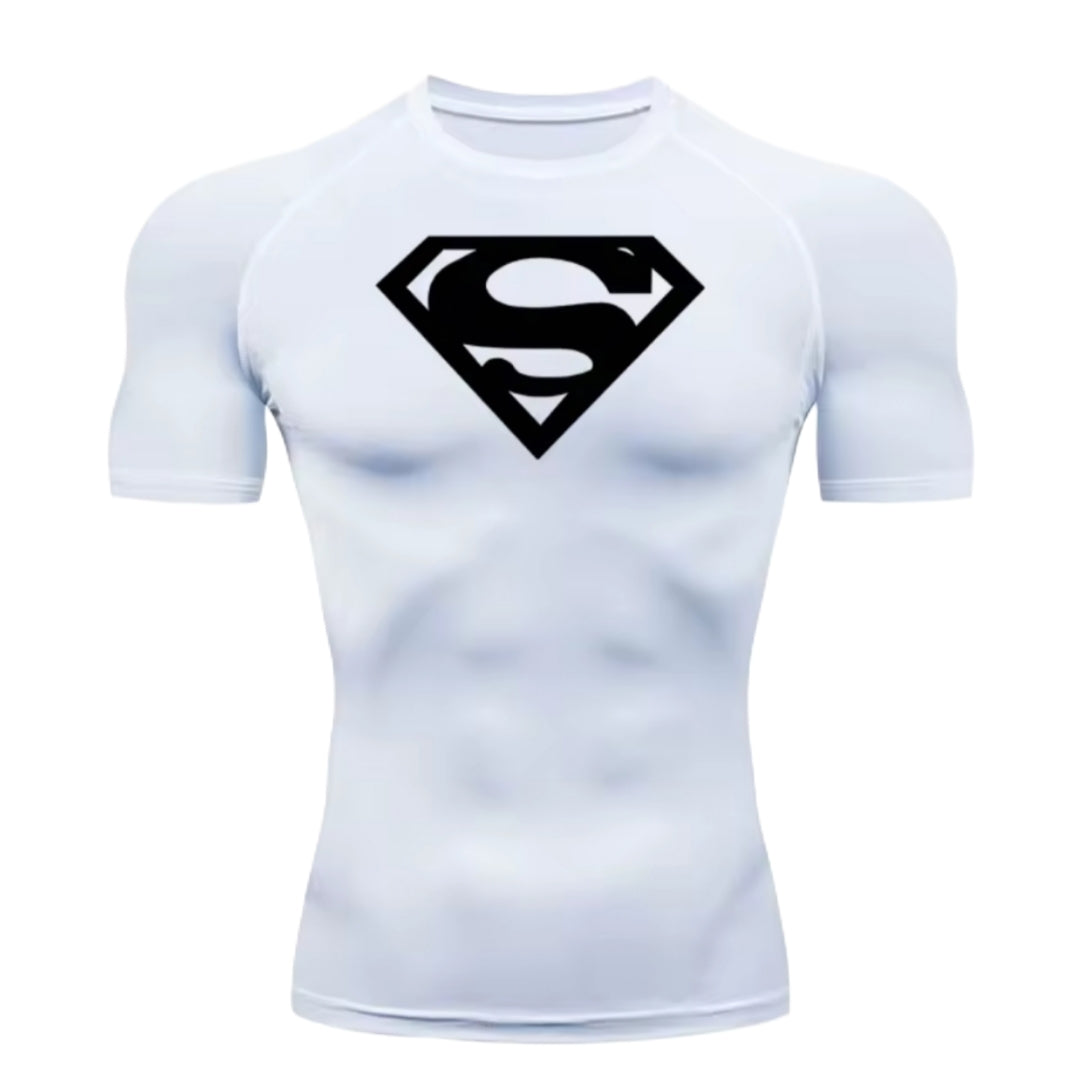 Superman Men’s Compression Rash Guard T-Shirt