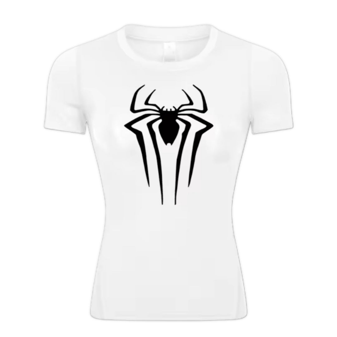 Spider-Man Women’s Compression Rash Guard T-Shirt