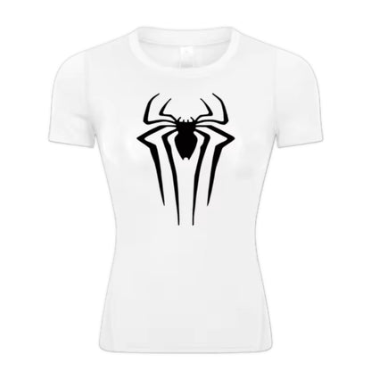 Spider-Man Women’s Compression Rash Guard T-Shirt
