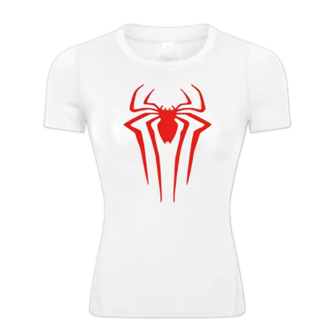 Spider-Man Women’s Compression Rash Guard T-Shirt