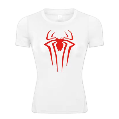 Spider-Man Women’s Compression Rash Guard T-Shirt