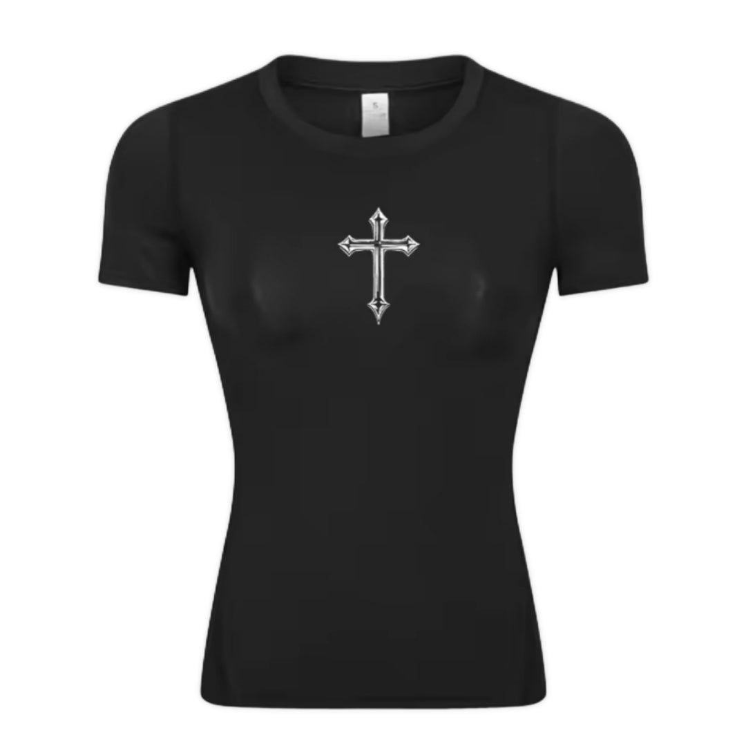 Cross Women’s Compression Rash Guard T-Shirt