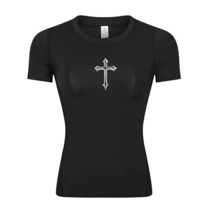 Cross Women’s Compression Rash Guard T-Shirt
