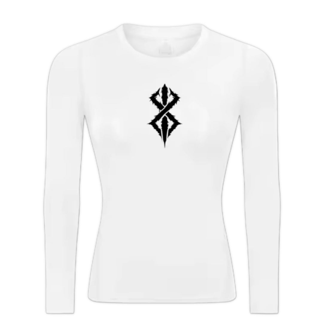 Berserk Brand of Sacrifice Women’s Compression Rash Guard Long Sleeve