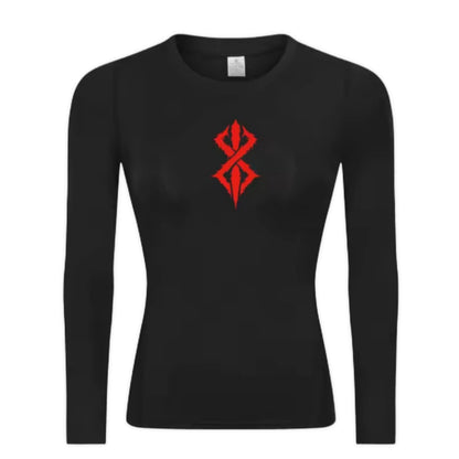 Berserk Brand of Sacrifice Women’s Compression Rash Guard Long Sleeve