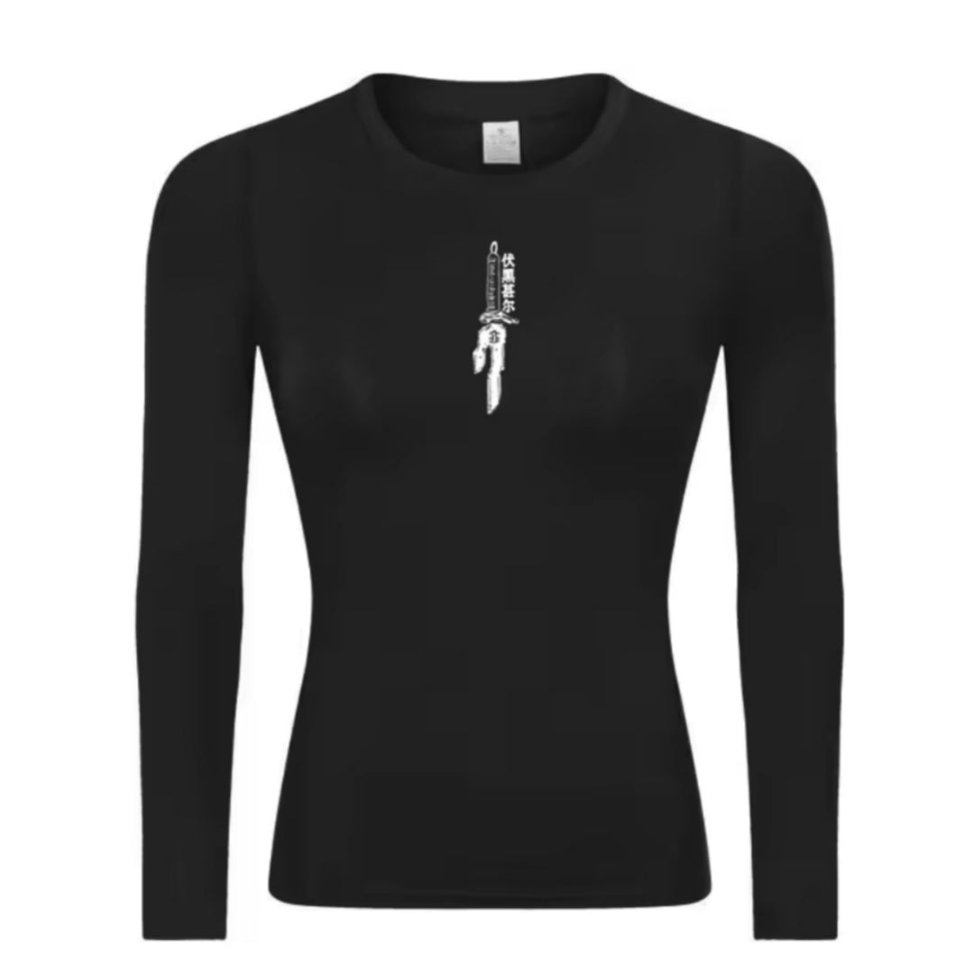 Sorcerer Killer Toji Women’s Compression Rash Guard Long Sleeve