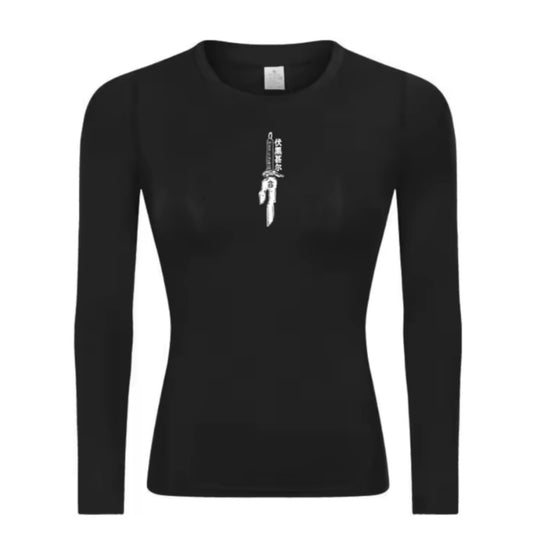 Sorcerer Killer Toji Women’s Compression Rash Guard Long Sleeve