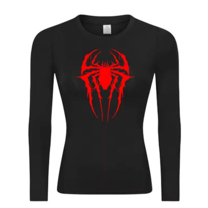 Spider-Man 2 Women’s Compression Rash Guard Long Sleeve