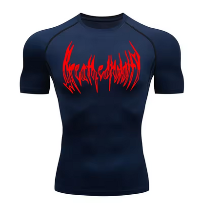 Reincarnation Compression T-Shirt | Anime Gym Wear | Breathable Workout Shirt