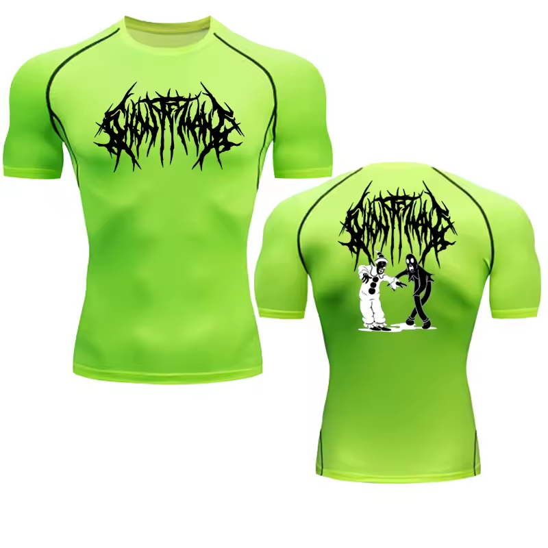 Ghost Compression T-Shirt | Anime Gym Wear | Breathable Workout Shirt