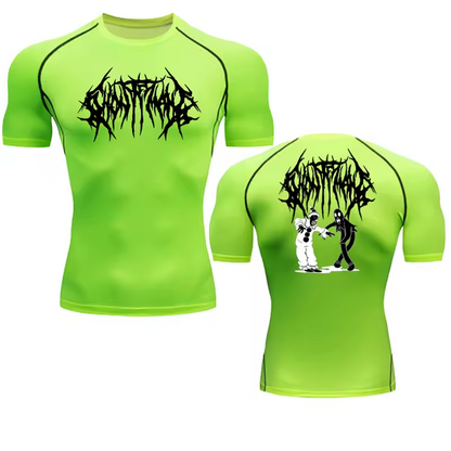 Ghost Compression T-Shirt | Anime Gym Wear | Breathable Workout Shirt