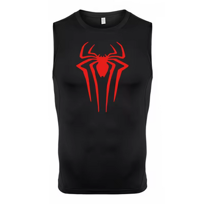 Spider-Man Men’s Compression Rash Guard Tank Top
