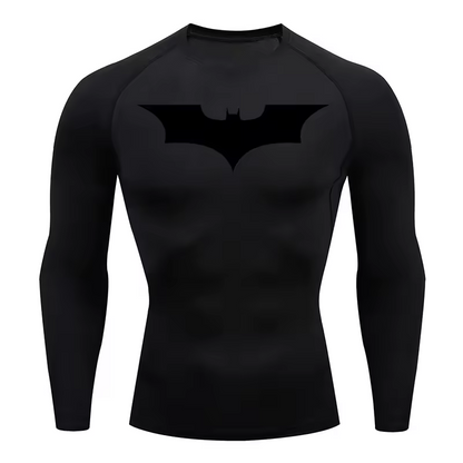 Batman Compression Long Sleeve | Gym Wear | Breathable Workout Shirt
