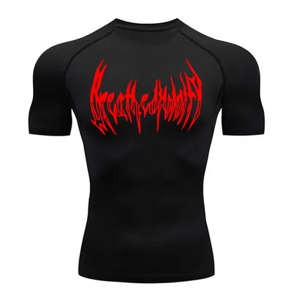 Reincarnation Compression T-Shirt | Anime Gym Wear | Breathable Workout Shirt