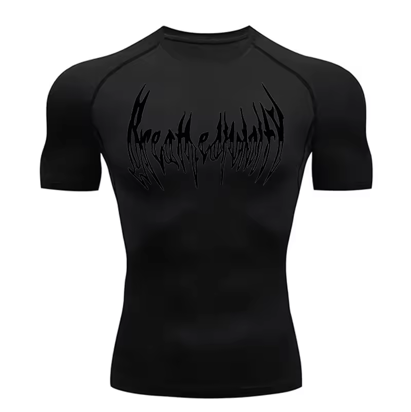 Reincarnation Compression T-Shirt | Anime Gym Wear | Breathable Workout Shirt