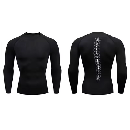 Centipede Men’s Compression Rash Guard Long Sleeve