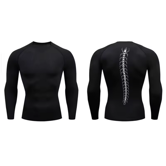 Centipede Men’s Compression Rash Guard Long Sleeve