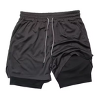 Men’s 2-in-1 Training Compression Gym Shorts